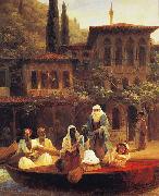 Ivan Aivazovsky Boat Ride by Kumkapi in Constantinople painting